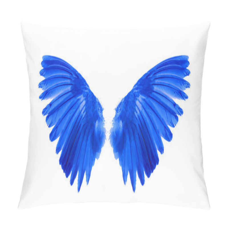 Personality  Angel Wings Isolated On White Background Pillow Covers