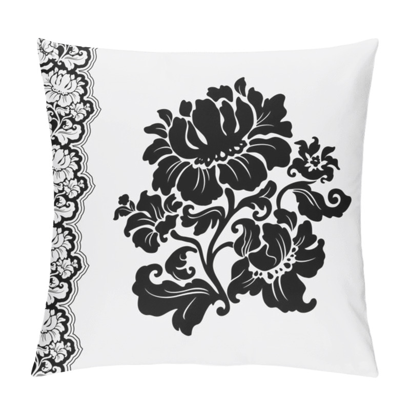 Personality  Flower And Border Lace, Design Element Pillow Covers