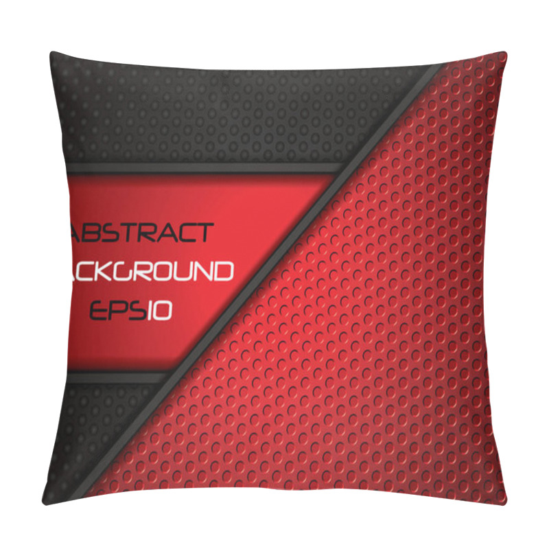 Personality  Abstract Background, Red Brochure Pillow Covers