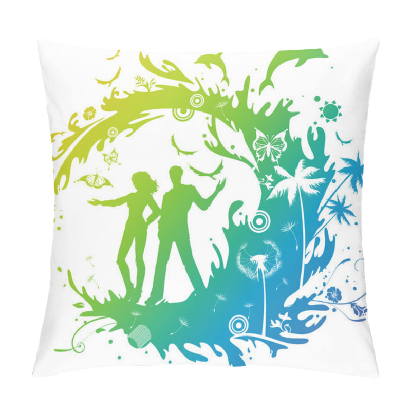 Personality  Ecological Water Concept Pillow Covers