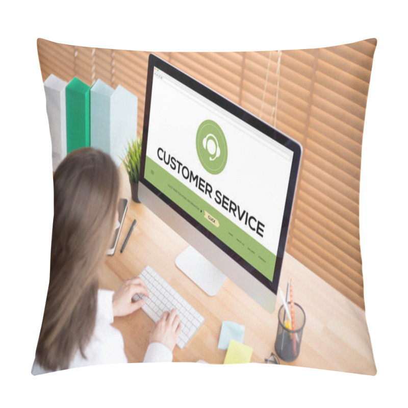 Personality  CUSTOMER SERVICE CONCEPT Pillow Covers