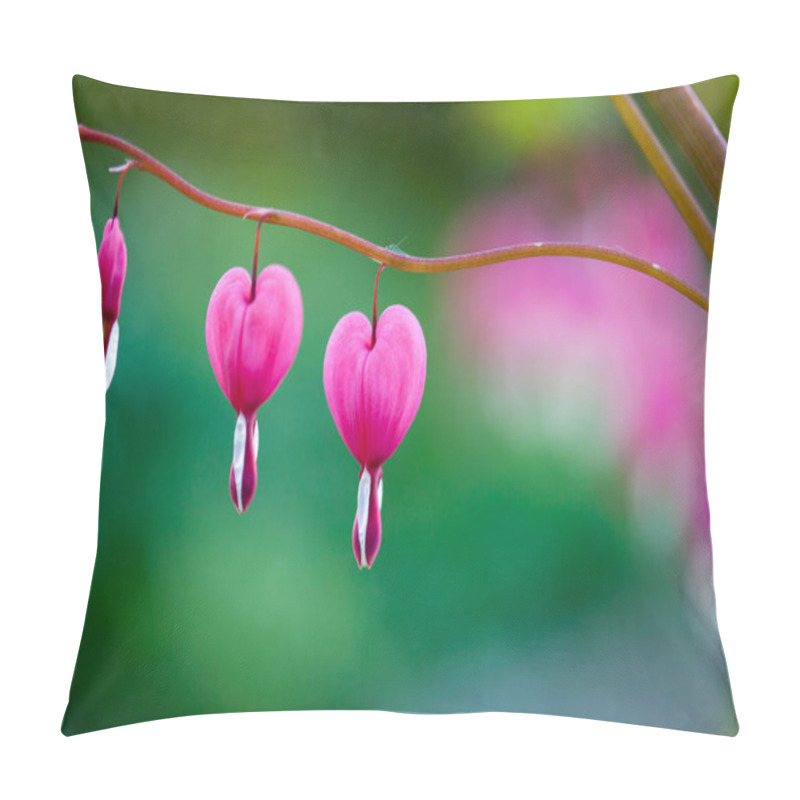 Personality  Pink Bleeding Heart Flower  Pillow Covers