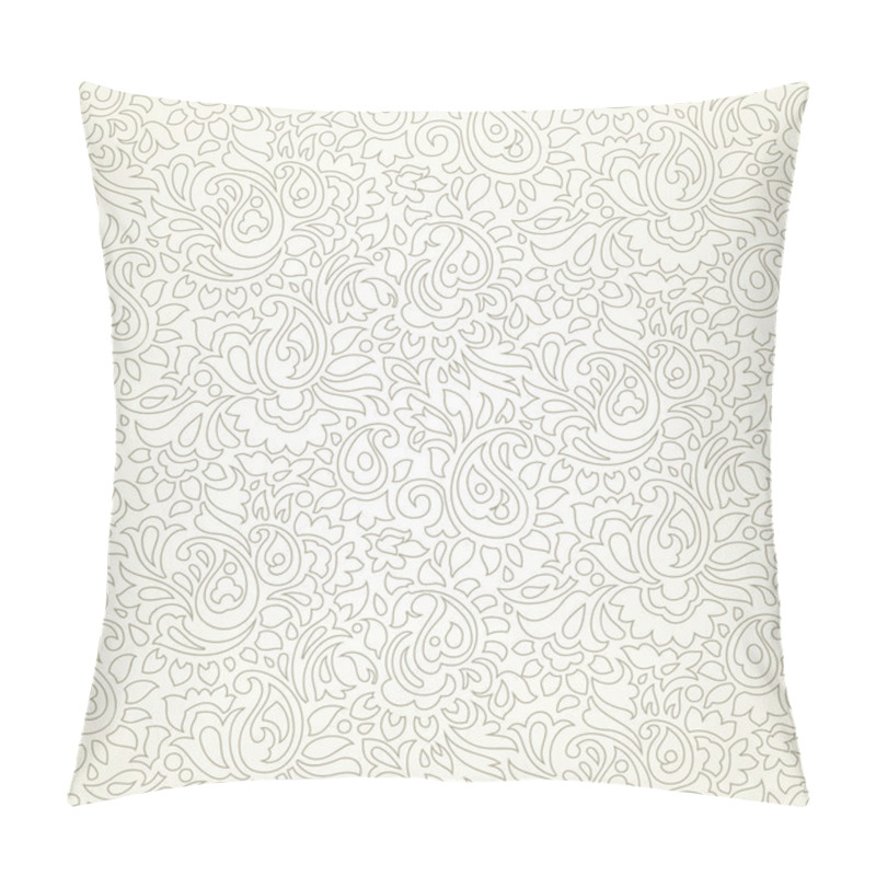 Personality  Paisley Seamless Wedding Card Background Pillow Covers