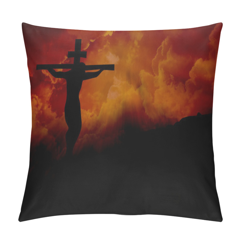 Personality  Jesus Christ On A Cross Pillow Covers