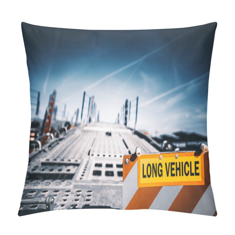 Personality  Platform Of Flat Bed Tow Truck Roadside Service Pillow Covers