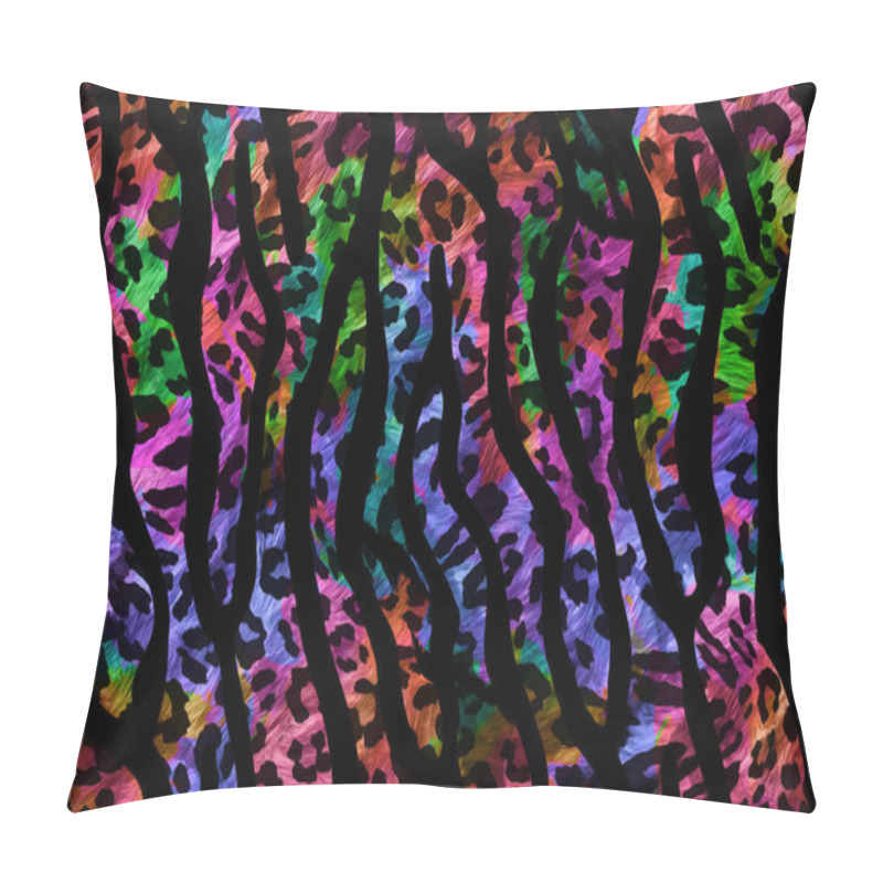 Personality  Abstract Exotic Leopard Skin Texture Pillow Covers