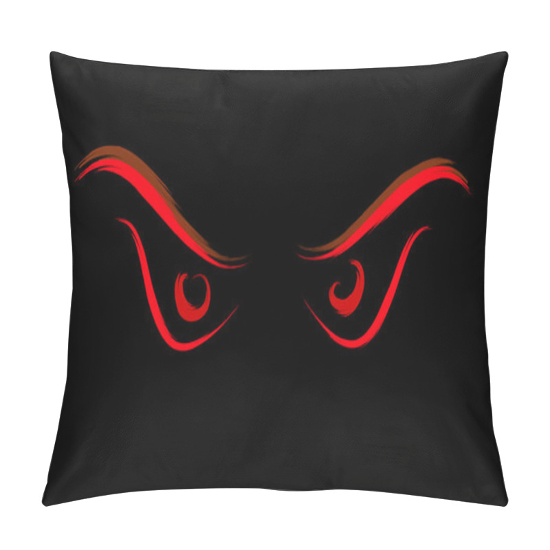 Personality  Evil Wild Eyes Pillow Covers