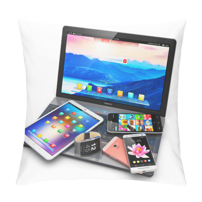 Personality  Modern Mobile Devices Pillow Covers