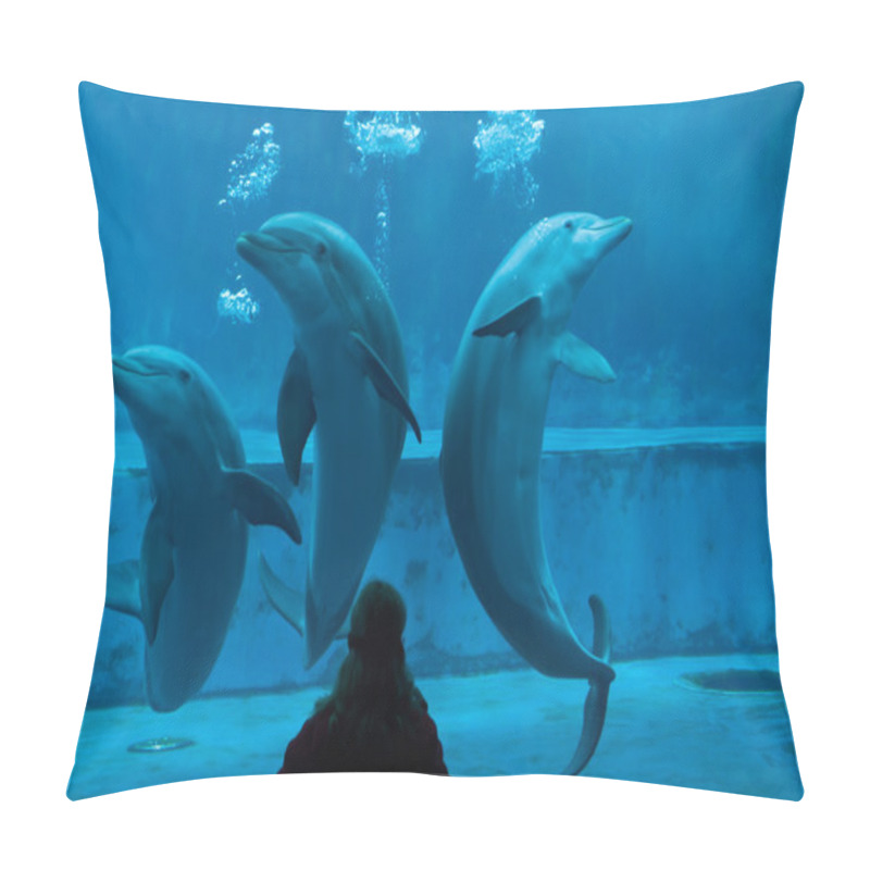 Personality  Common Bottlenose Dolphins Pillow Covers