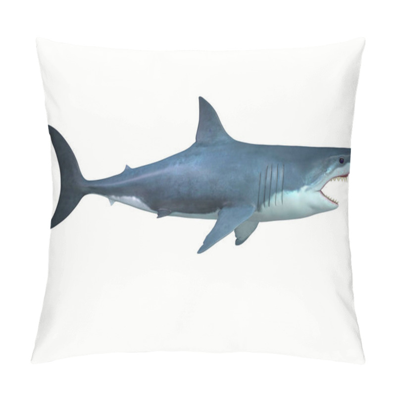 Personality  The Great White Shark Is A Large Carnivore Found In All Ocean Environments And Can Live To 70 Years Old. Pillow Covers