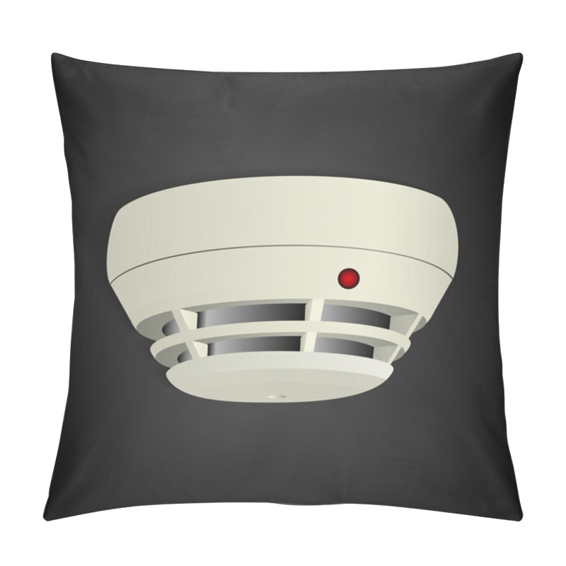 Personality  Vector Illustration Of A Smoke Detector. Pillow Covers