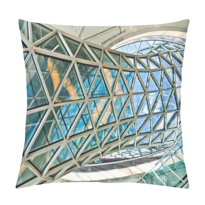 Personality  Modern Architecture In The Newly Inaugurated Shopping Center Myz Pillow Covers