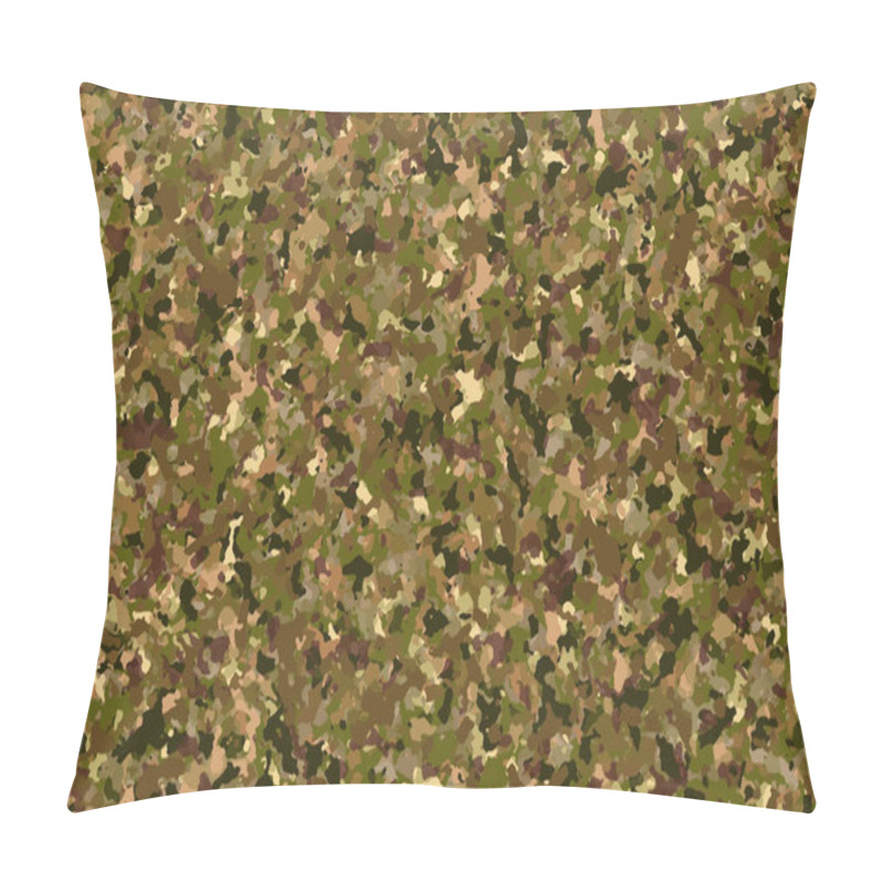 Personality  Pine Forest Camouflage (Green-Dark Brown) Fashion Pattern For Use In The Army To Camouflage In War Or Hunting, Including Pine Forest Explorers, Travelers And Hikers. (Inspired By Pine Forest) Pillow Covers