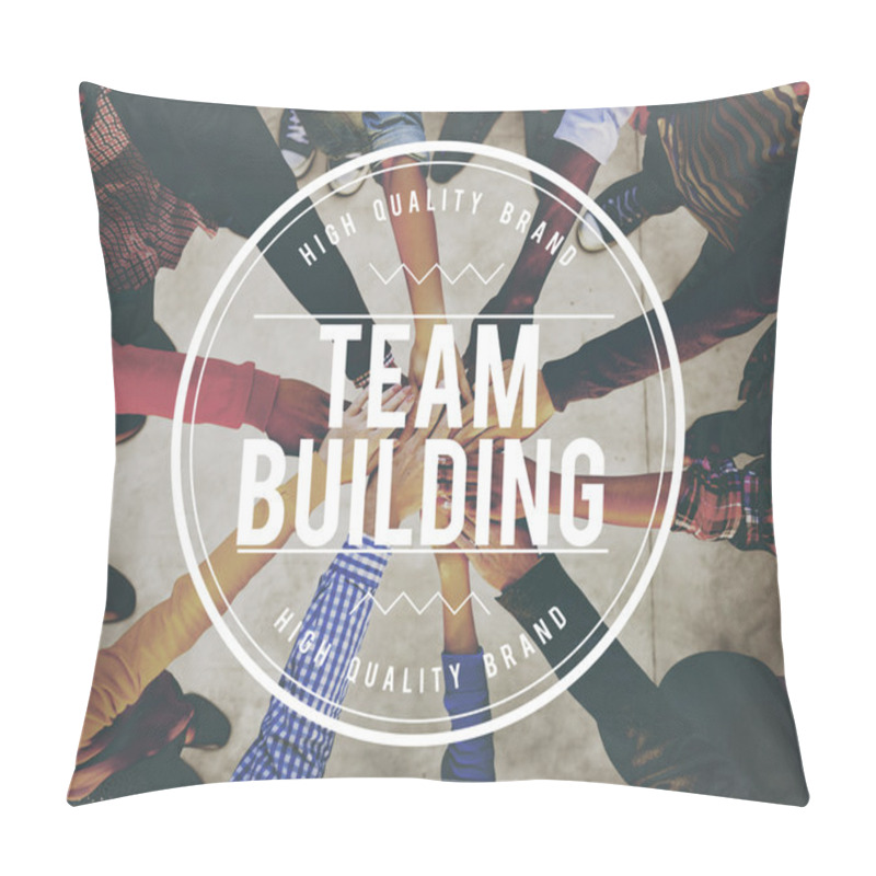 Personality  Team Building, Connection Corporate Concept Pillow Covers