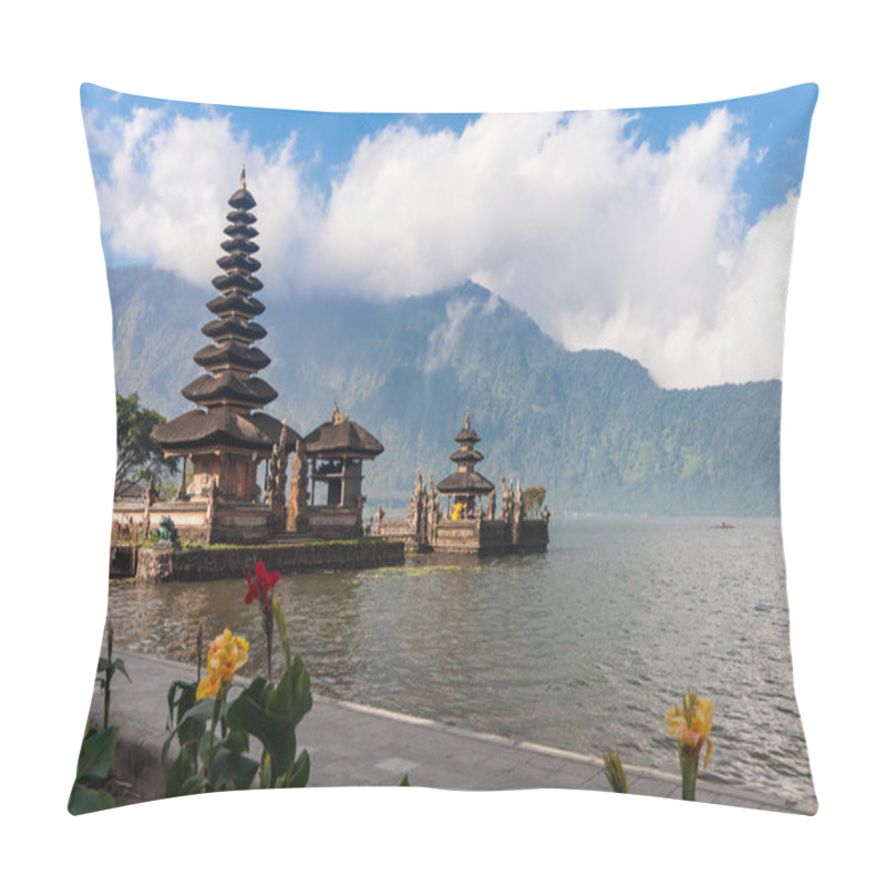 Personality  Pura Ulun Danu Temple On A Lake Bratan, Bali, Indonesia Pillow Covers