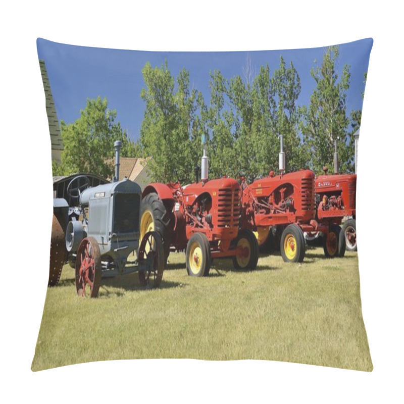 Personality  McCormick Deering And Massey Harris Tractors Pillow Covers