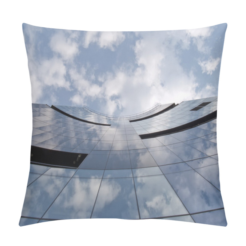 Personality  Modern Corporate Building In Tallinn Estonia Pillow Covers