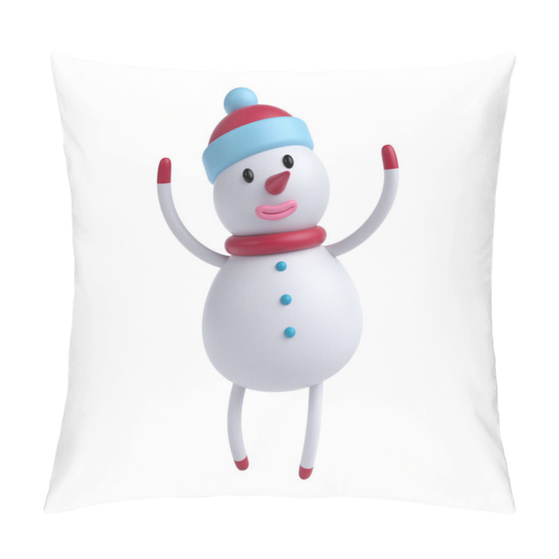 Personality  Cute Cartoon Snowman  Pillow Covers