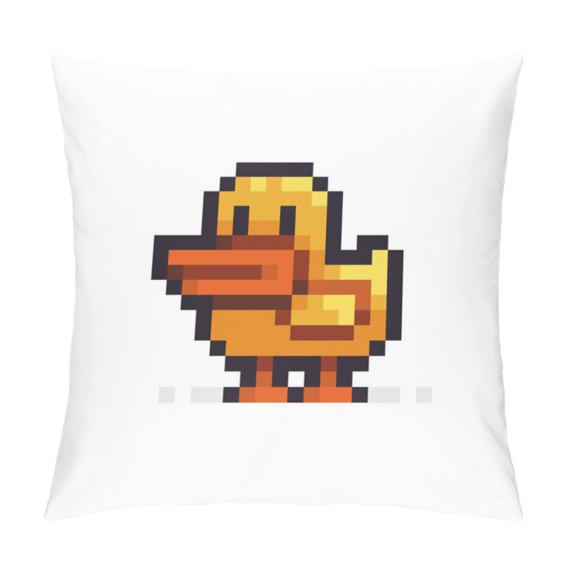 Personality  Pixel Art Duck Pillow Covers