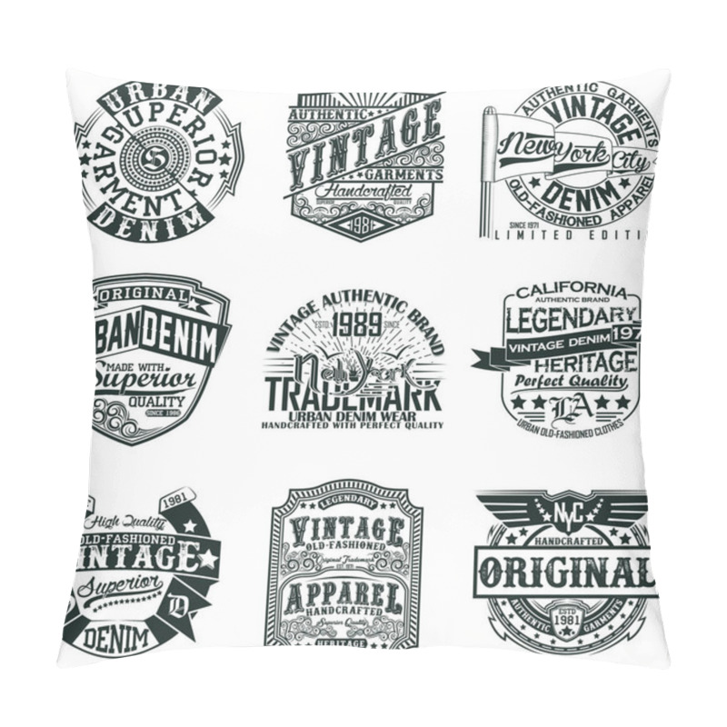 Personality  Set Of Tee Shirt Print Design Pillow Covers