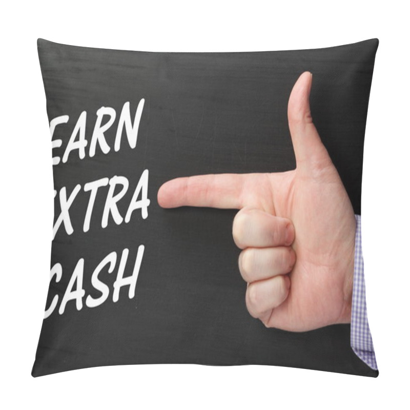 Personality  Earn Extra Cash Here Pillow Covers