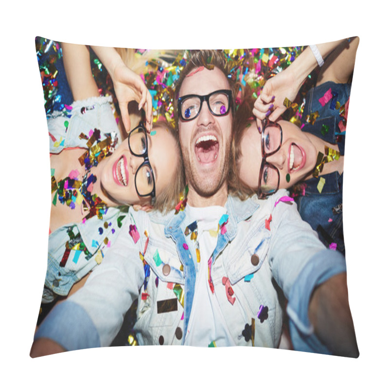 Personality  Selfie In Nightclub Pillow Covers