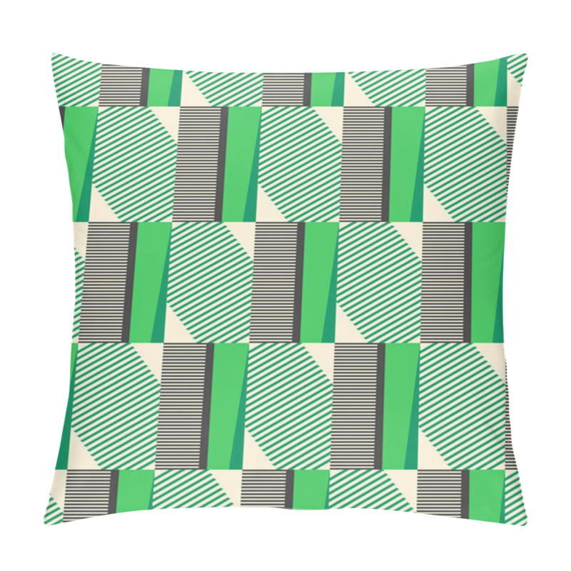 Personality  Seamless Geometric Retro Pattern Pillow Covers