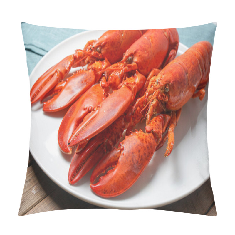 Personality  Cooked Red Lobsters Pillow Covers