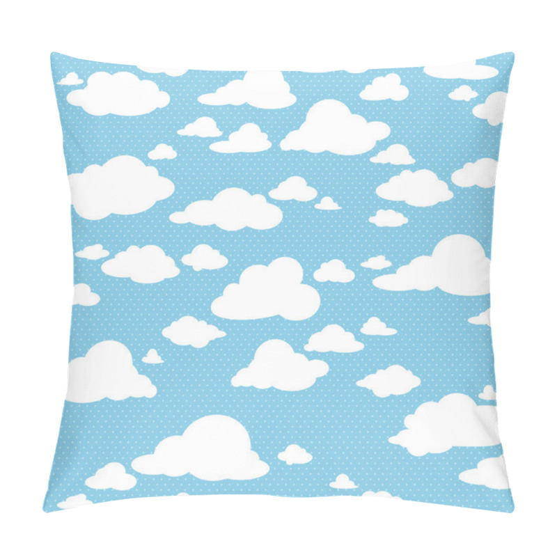 Personality  Seamless Pattern With Clouds Pillow Covers