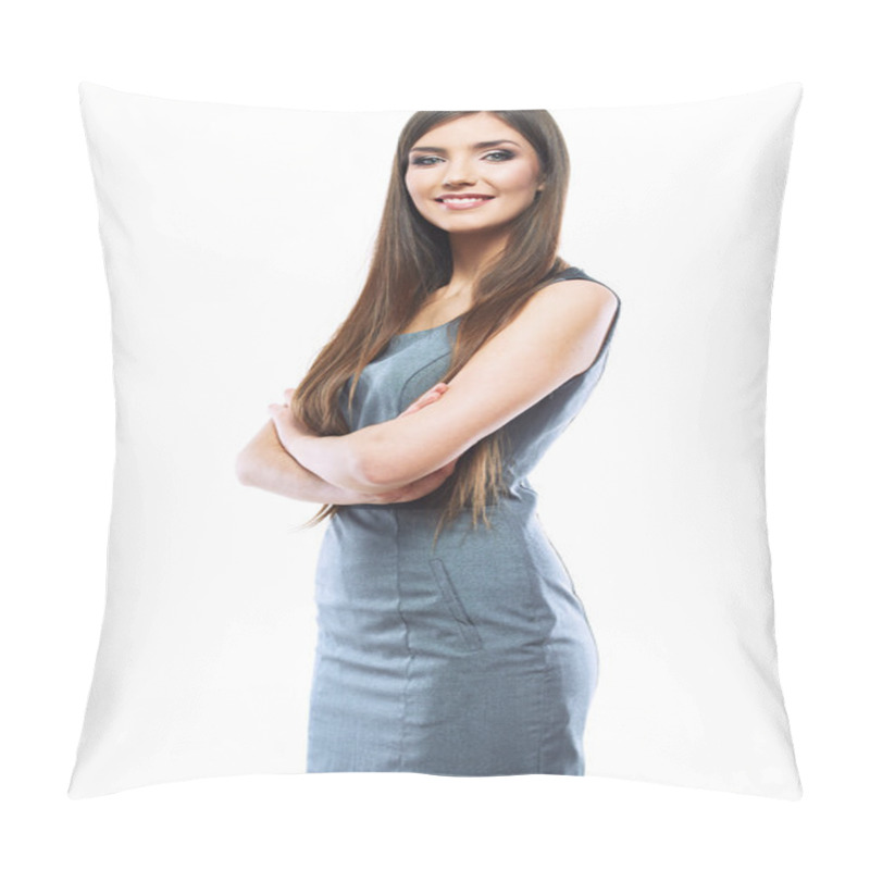 Personality  Portrait Of Business Woman Pillow Covers