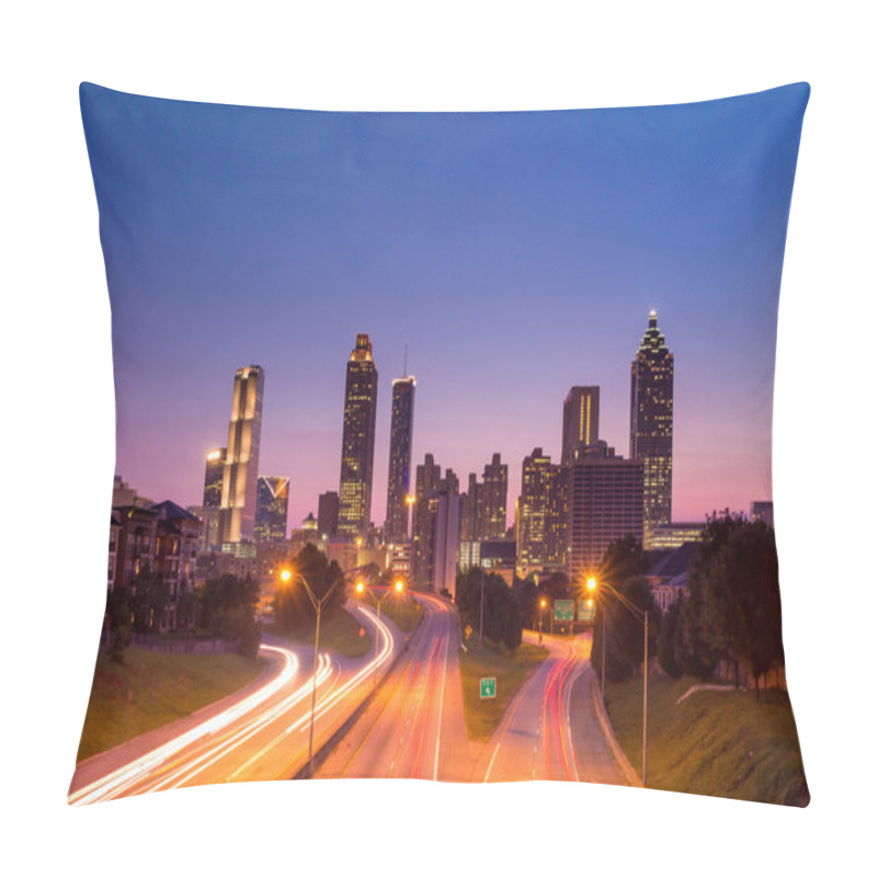 Personality  Image Of The Atlanta Skyline  Pillow Covers