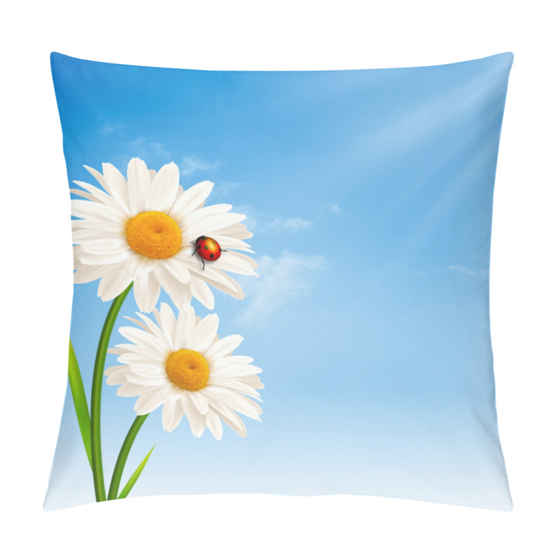 Personality  Happy Meadow. Abstract Environmental Backgrounds Pillow Covers