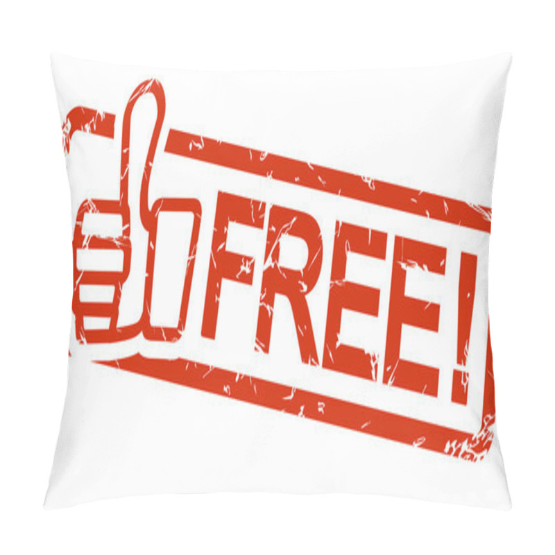 Personality  Red Stamp FREE! Pillow Covers