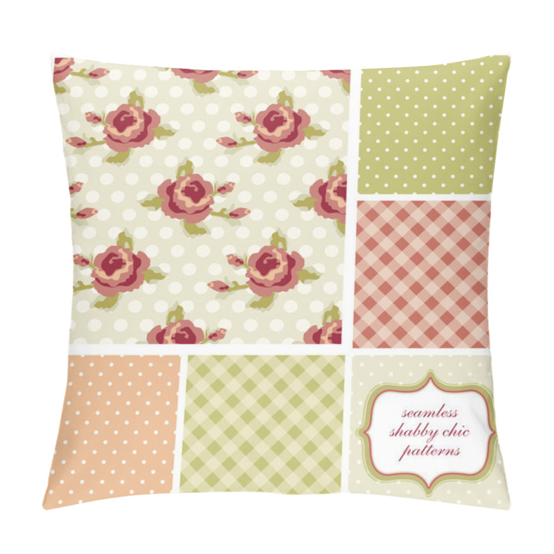 Personality  Shabby Chic Patterns With Roses Pillow Covers