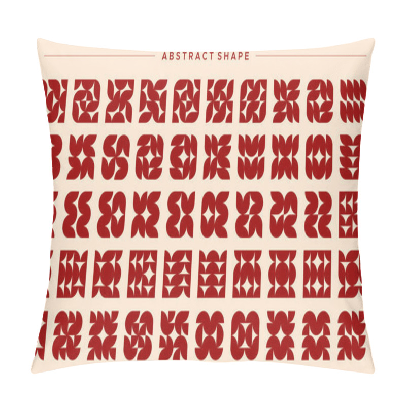 Personality  Collection Of Basic Pattern Design Template. Abstract Basic Pattern Design Graphic.  Pillow Covers