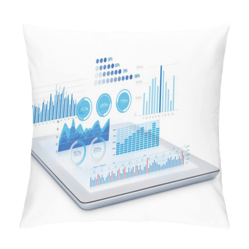 Personality  Diagrams Projecting From Tablet Pillow Covers