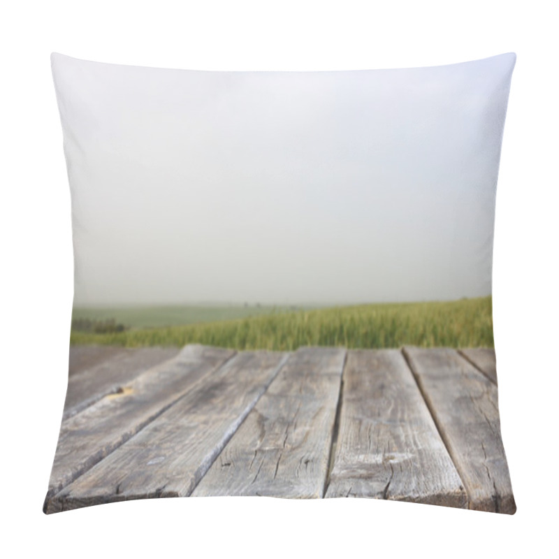 Personality  Wooden Planks And Meadow Pillow Covers