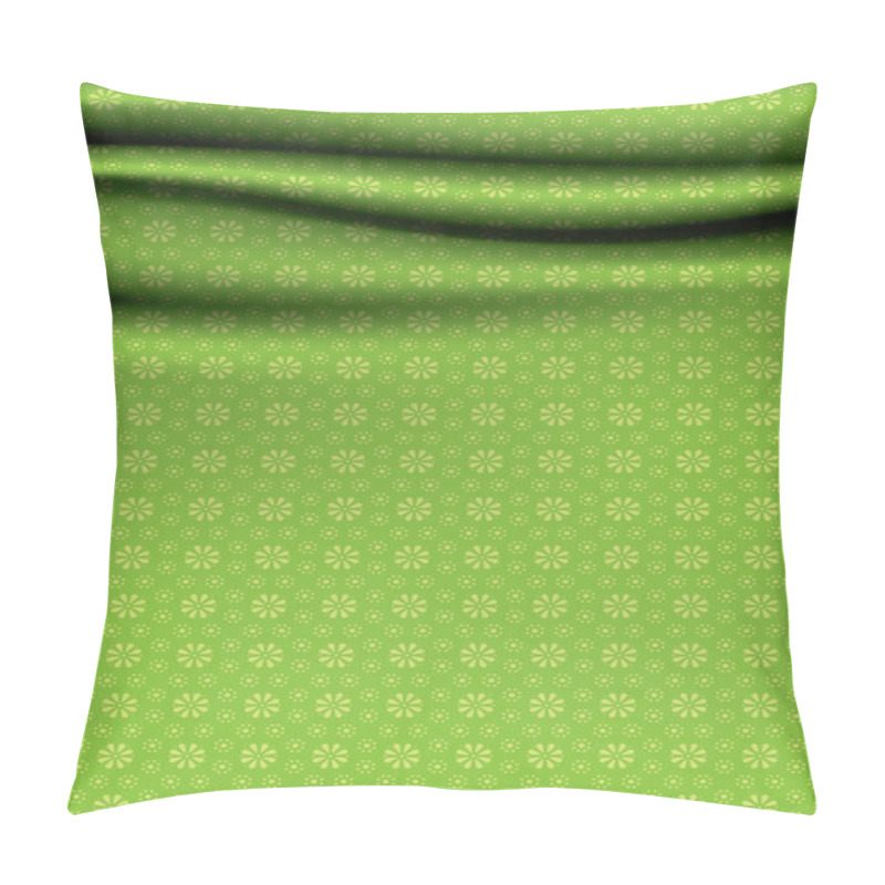 Personality  Soft Vector Drappery With Ornate Pattern. Creative Vector Backgr Pillow Covers