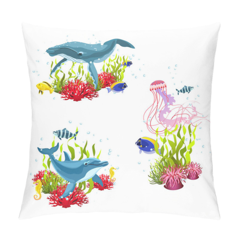 Personality  Sea Life Compositions Pillow Covers