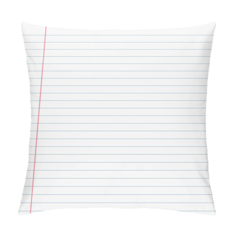 Personality  Notebook Paper Background Pillow Covers