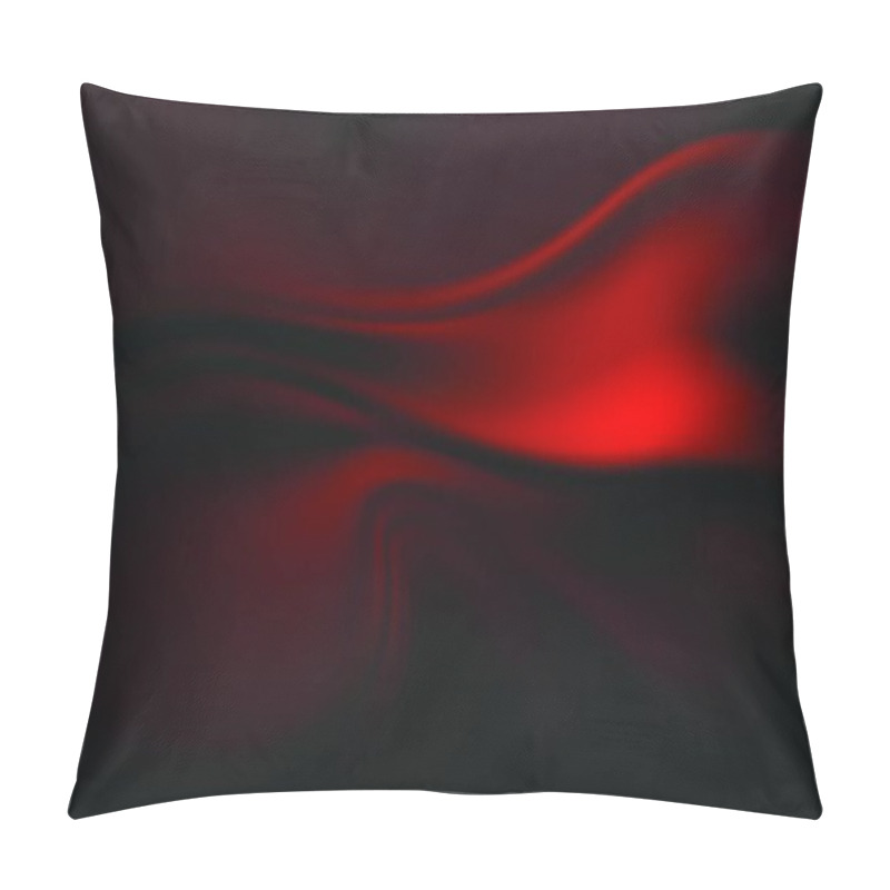 Personality  Vector Illustration Of Abstract Red Background Imitating Smooth Silk Cloth Pillow Covers