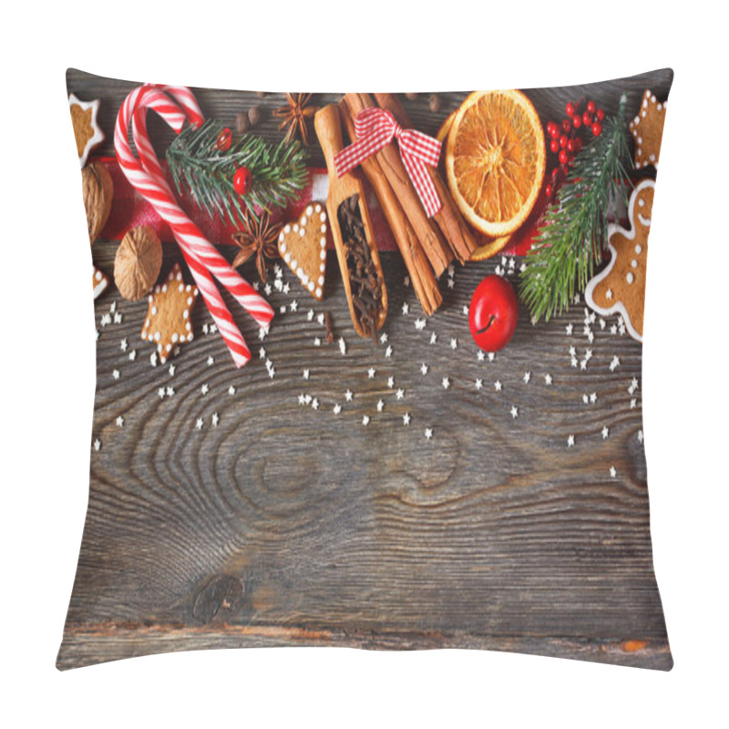 Personality  Sweet Christmas Background. Pillow Covers