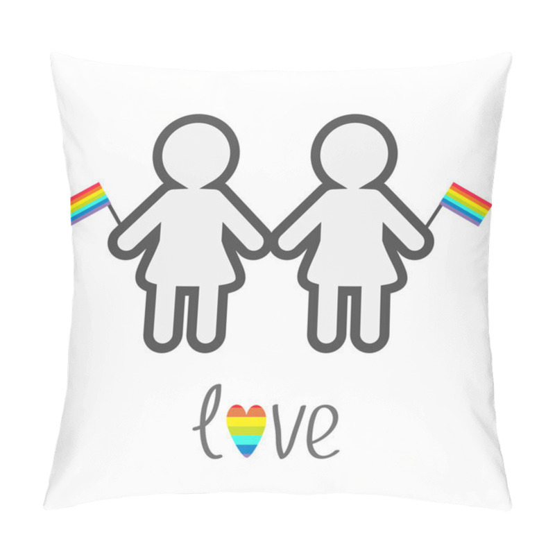 Personality  Gay Marriage Pride Symbol Pillow Covers