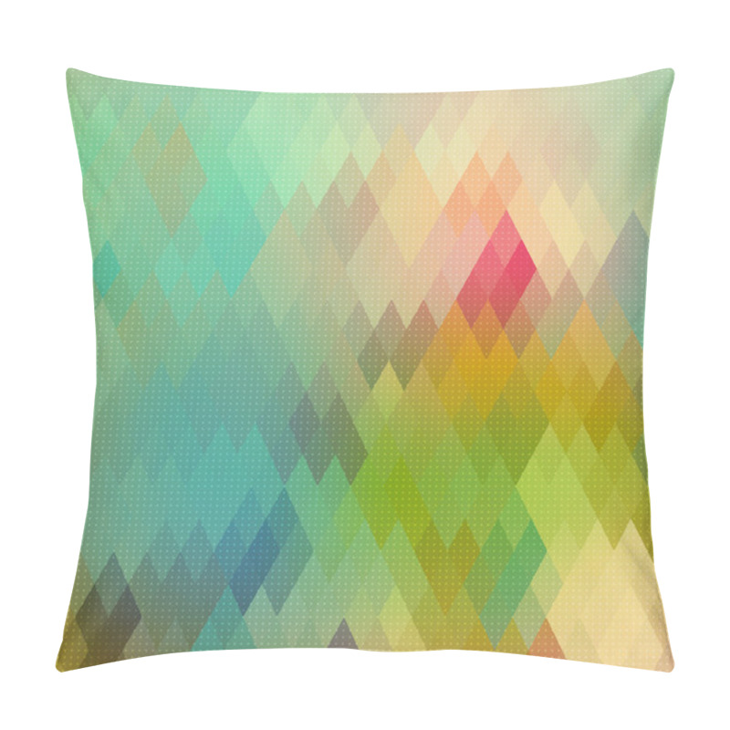 Personality  Abstract Rhombus Background Pillow Covers