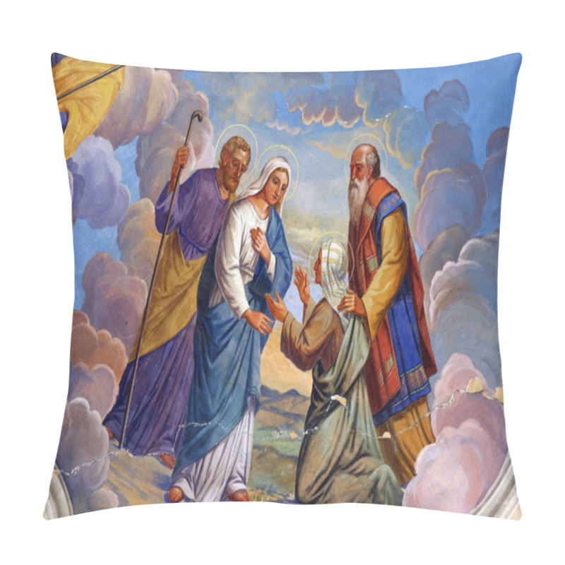 Personality  Visitation Of The Blessed Virgin Mary Pillow Covers