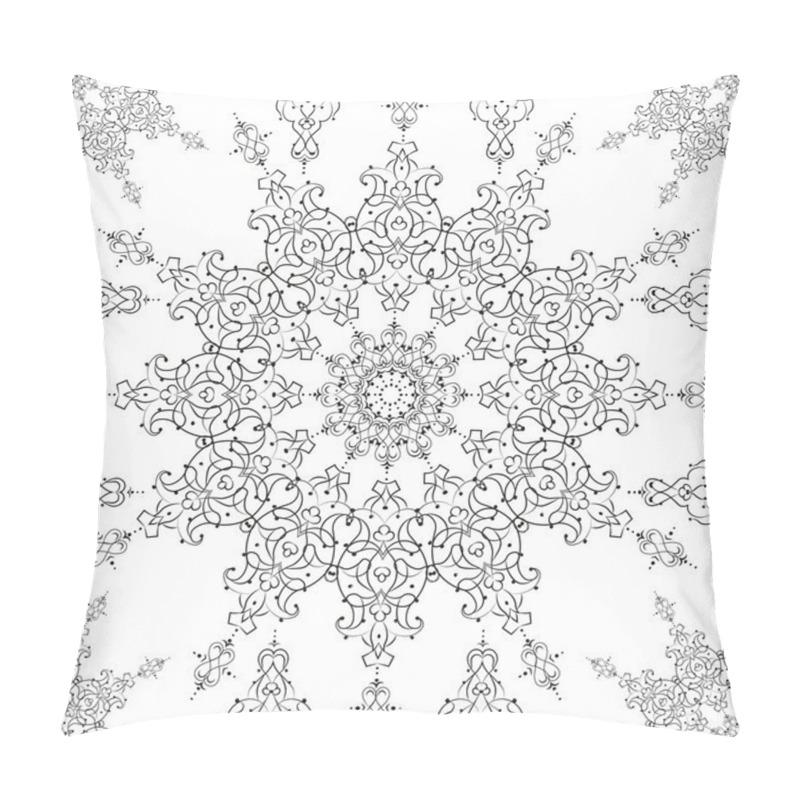 Personality  Ornamental Morocco Seamless Pattern. Orient Traditional Ornament. Oriental Motif. Flat. RGB Pillow Covers