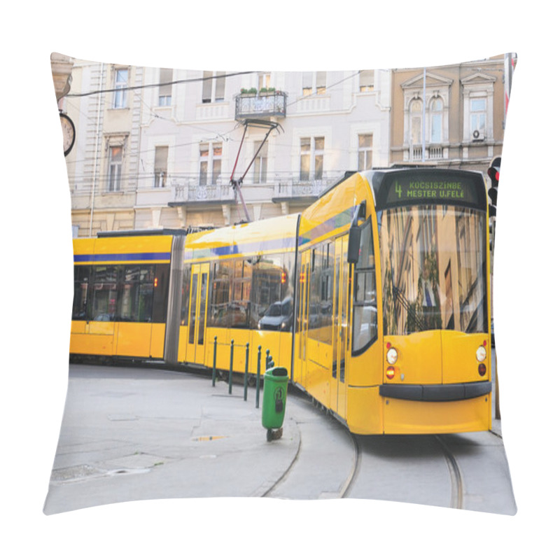 Personality  Yellow Tram Pillow Covers