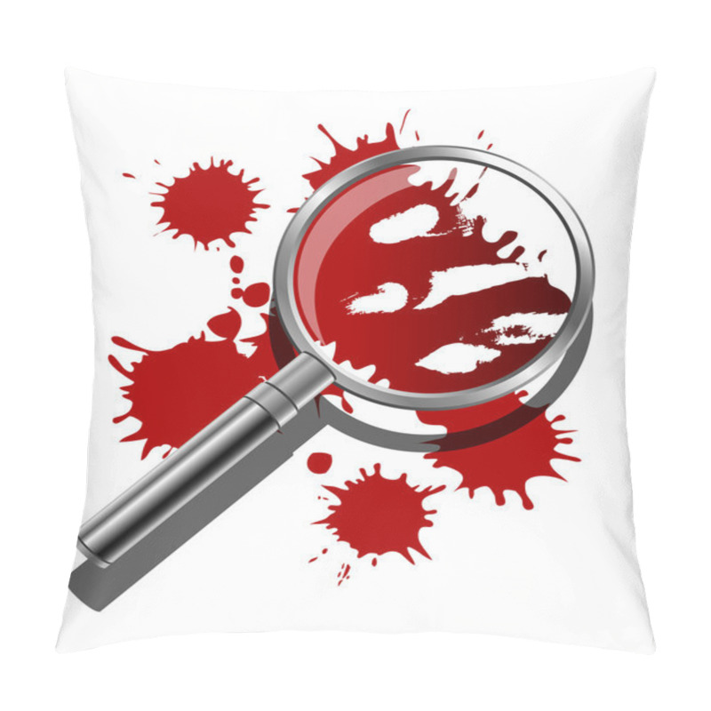 Personality  Forensic Illustration Pillow Covers