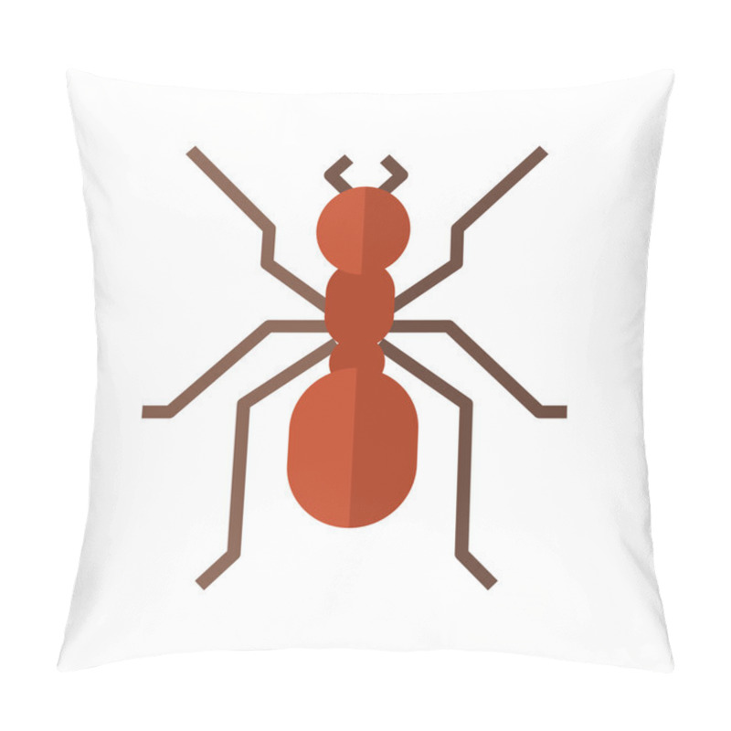 Personality  Red Ant Icon Pillow Covers