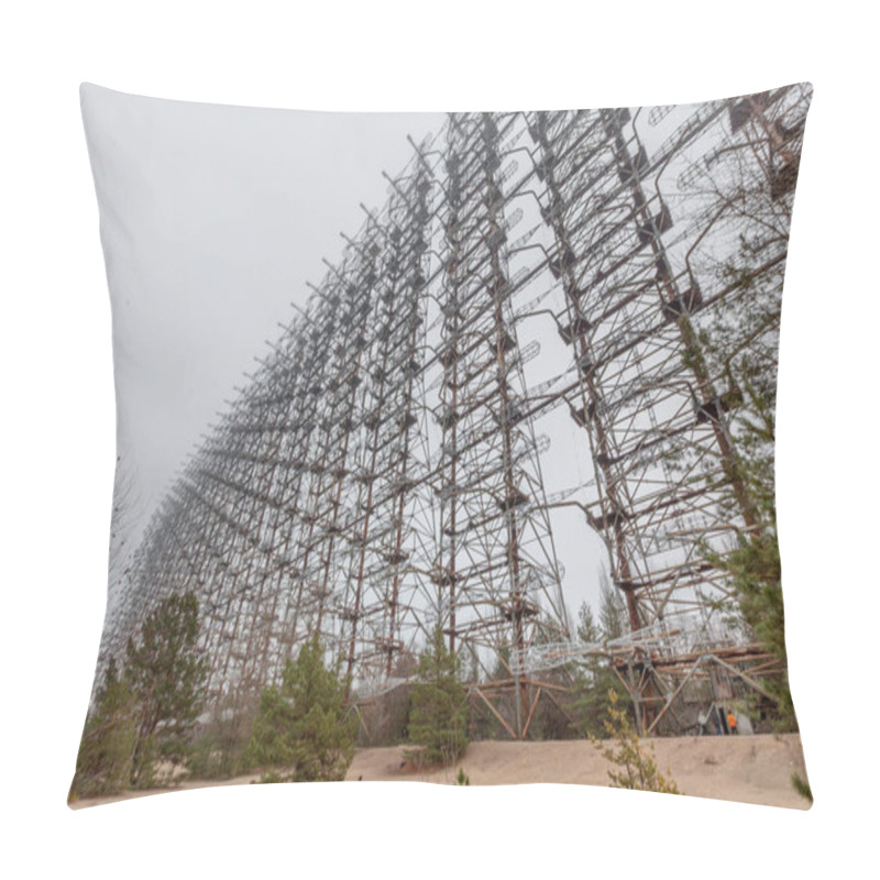 Personality  Soviet Radar System Duga Near Chernobyl Nuclear Power Plant Pillow Covers